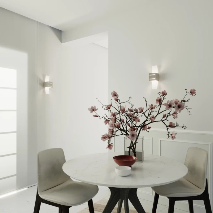 Wandlamp LORETO grijs