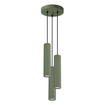 Hanglamp KARBON 3P olijfgroen
