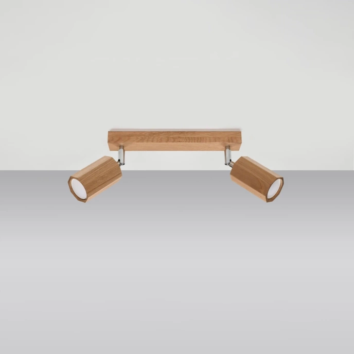 Plafondlamp ZEKE 2 eik