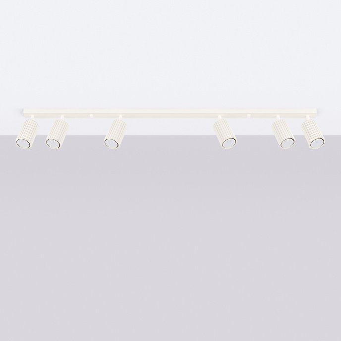 Plafondlamp KARBON 6L beige