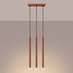Hanglamp PASTELO 3 rood oker