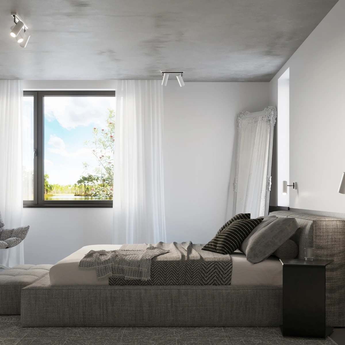 Wandlamp DIREZIONE wit