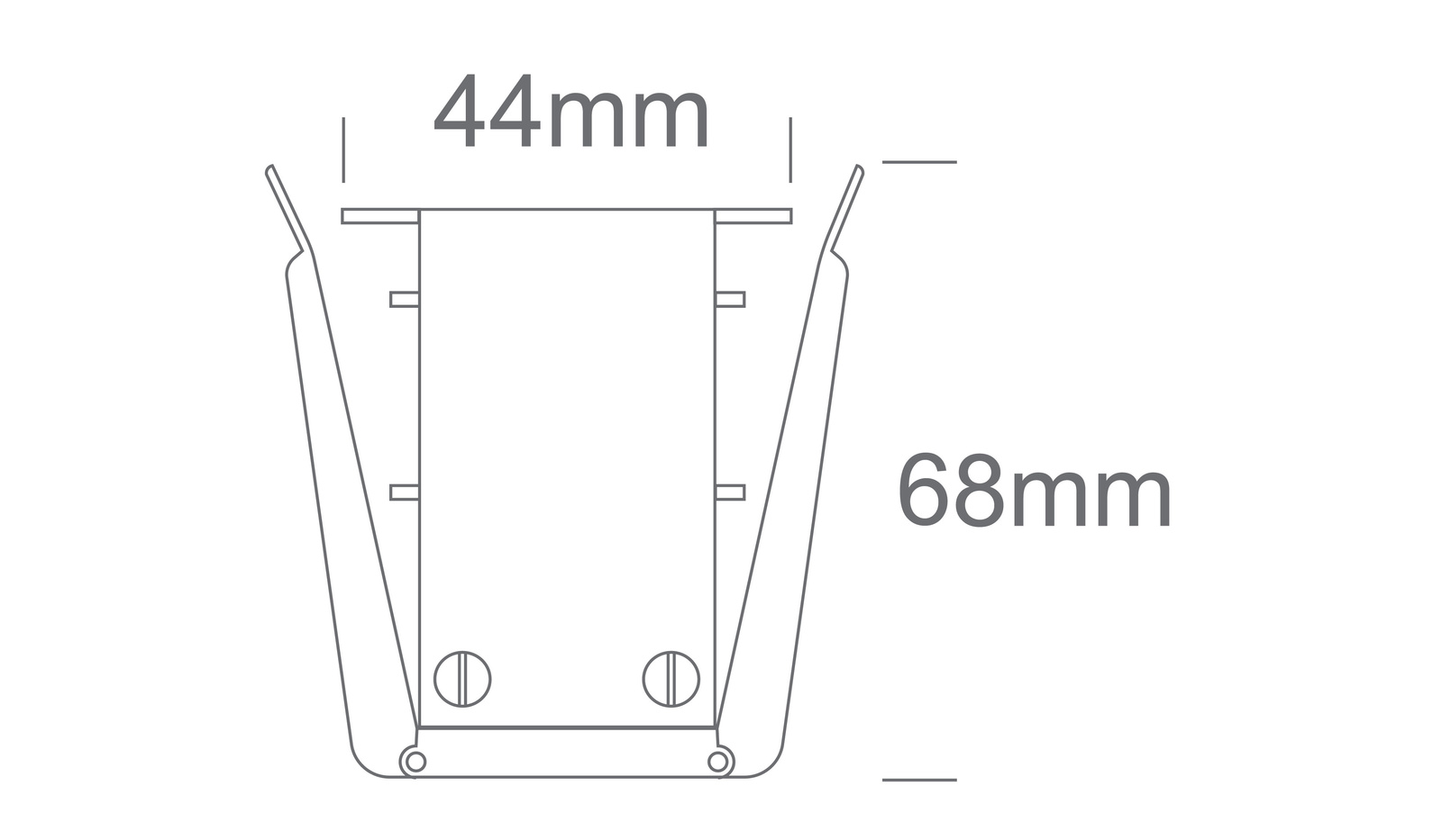 Magnetische inbouwrail 1m zwart MIDI AAN/UIT DALI 48V