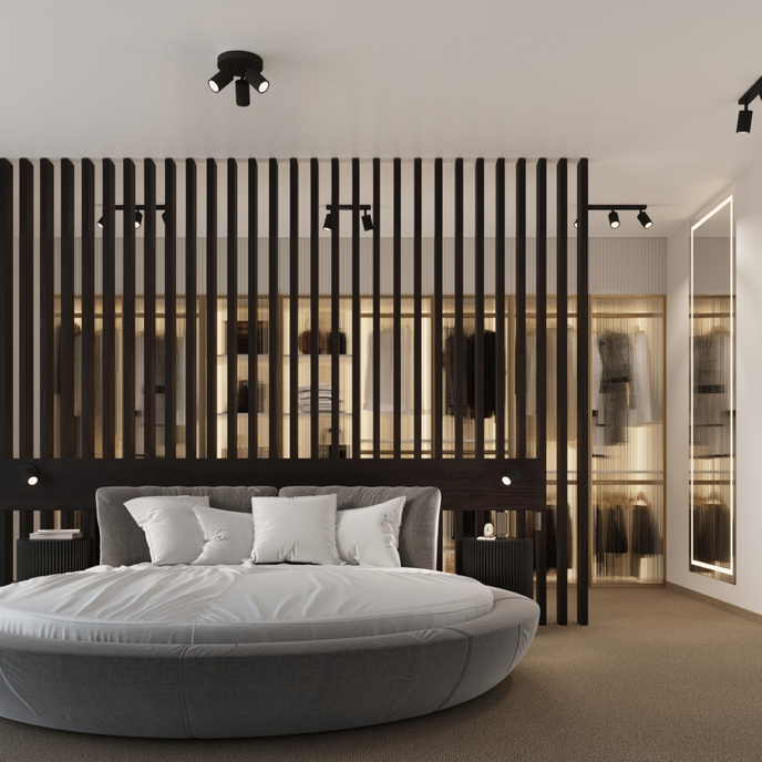 Plafondlamp KARBON 2 zwart