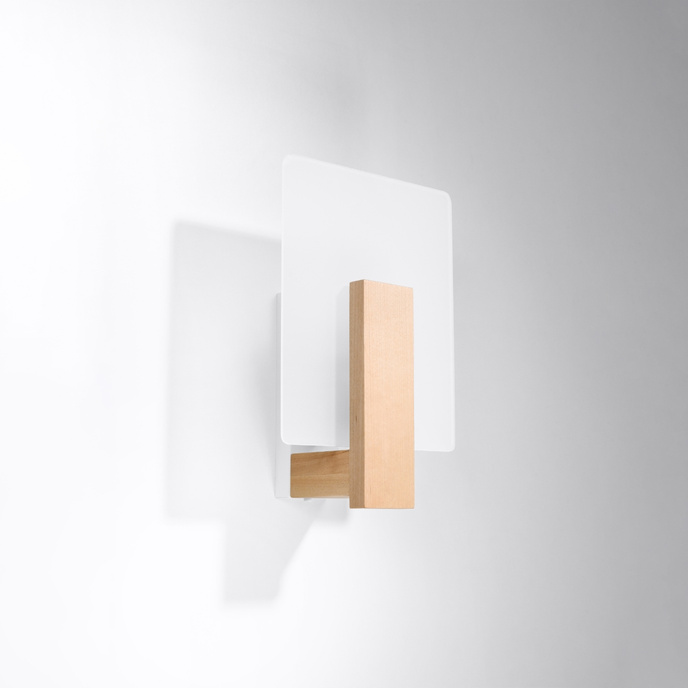 Wandlamp LAPPO naturel hout