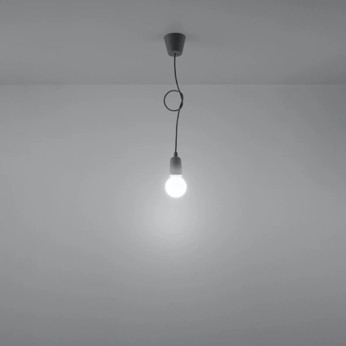 Hanglamp DIEGO 1 grijs