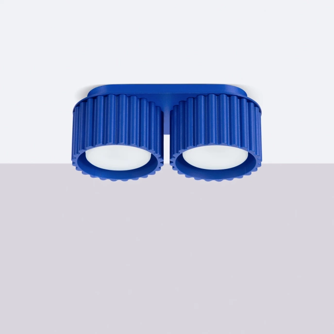 Plafondlamp AURA 2 ultramarijn Gx53