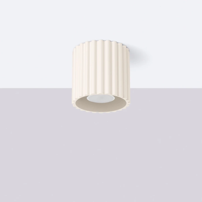 Plafondlamp AURA 1 beige GU10