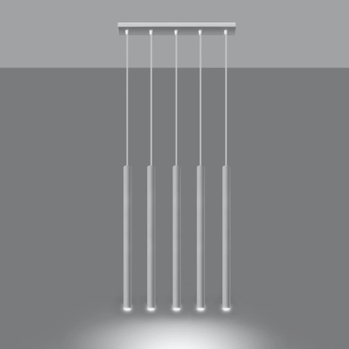 Hanglamp PASTELO 5 wit