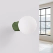 Wandlamp HALO olijfgroen IP44