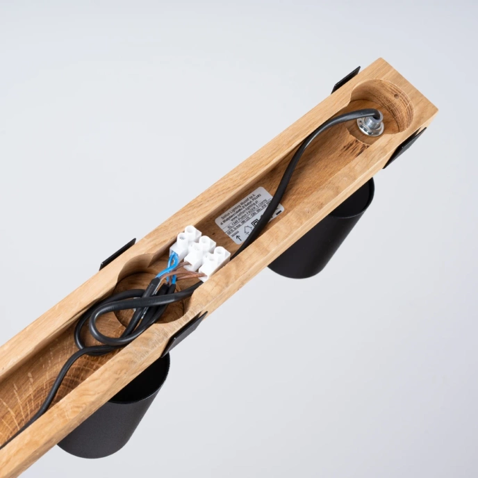 Plafondlamp FAGER 3 zwart