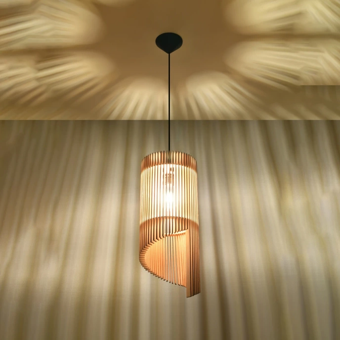 Hanglamp ALEXIA hout