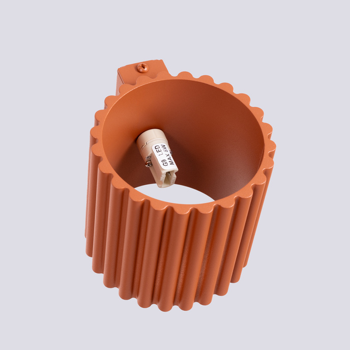 Wandlamp AURA rood ochra G9