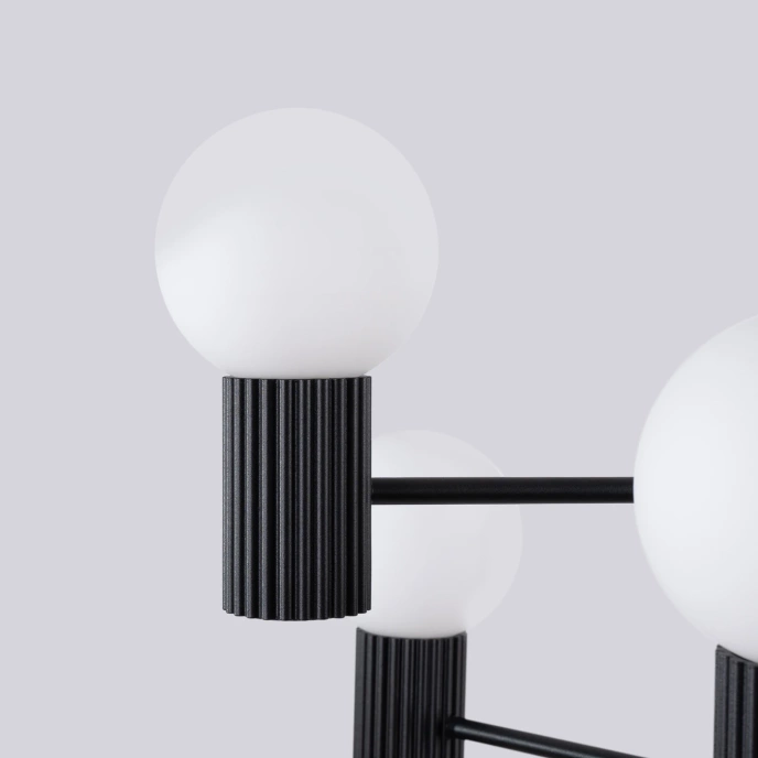 Kroonluchter HALO 6 zwart