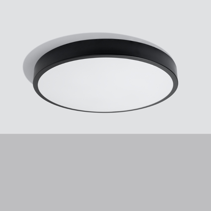 Plafondlamp ONYX 60 zwart LED 3000K