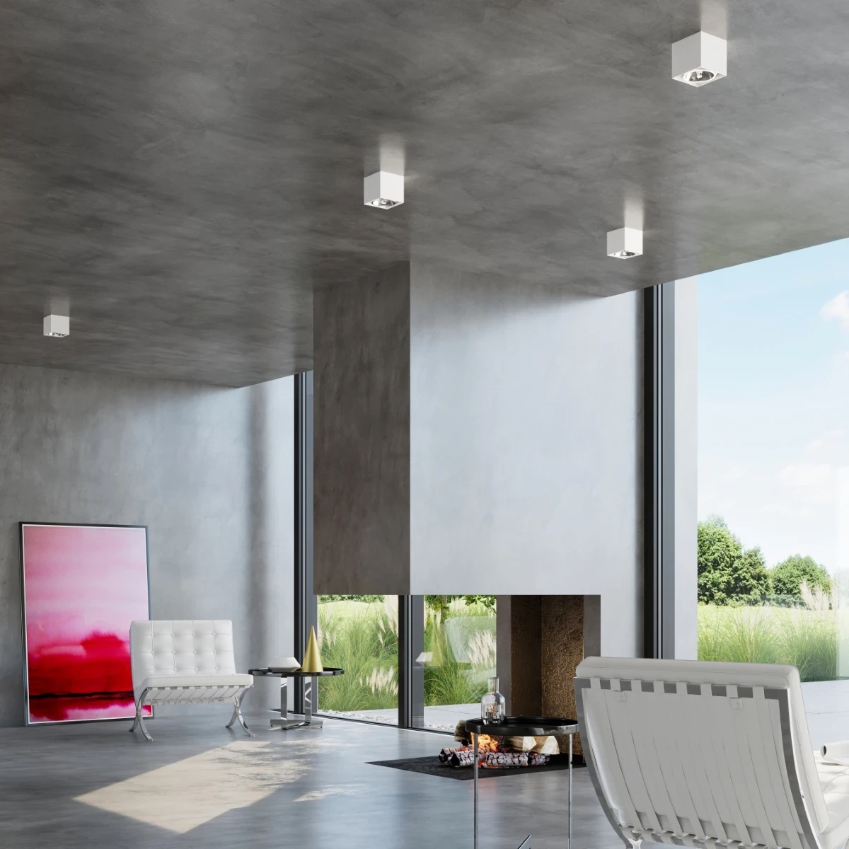 Plafondlamp BLAKE wit