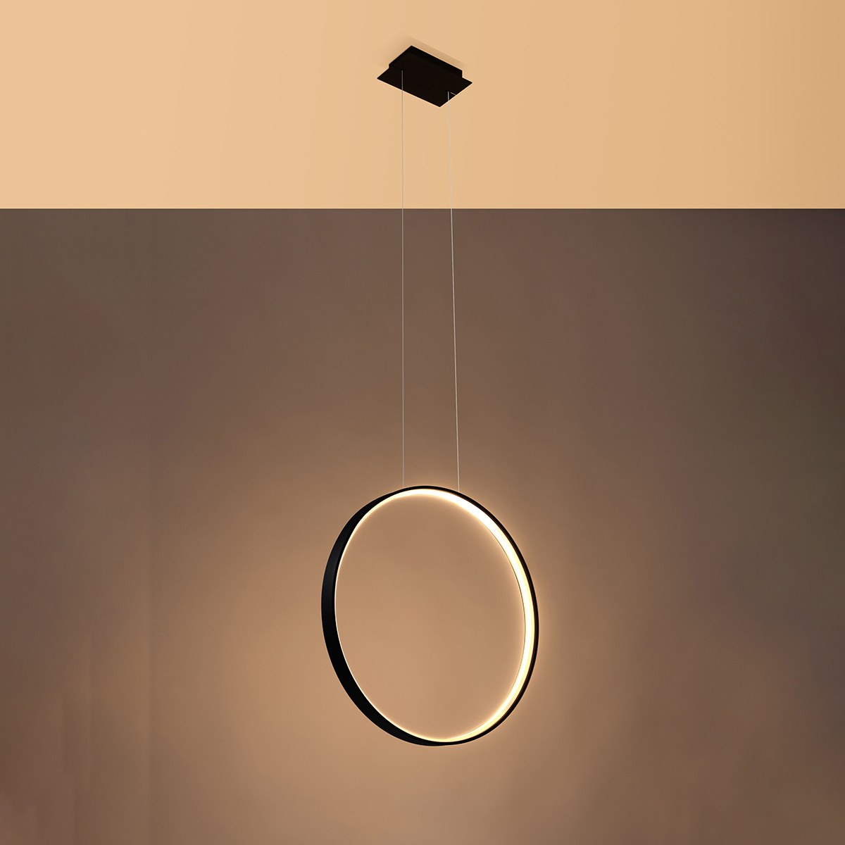 Hanglamp RIO 55 zwart 3000K