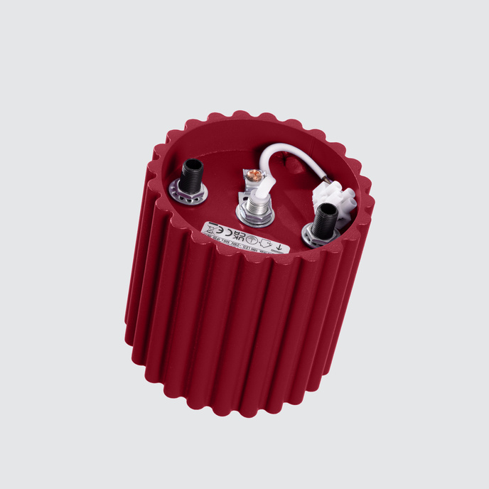 Plafondlamp AURA 1 bordeaux GU10