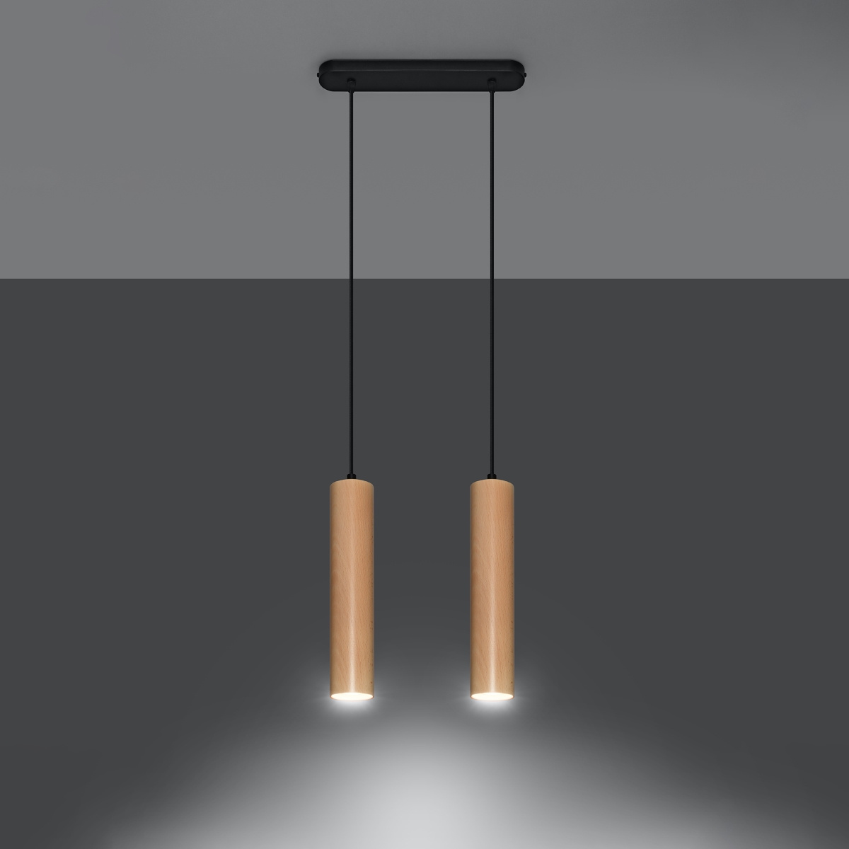 Hanglamp LINO 2 hout