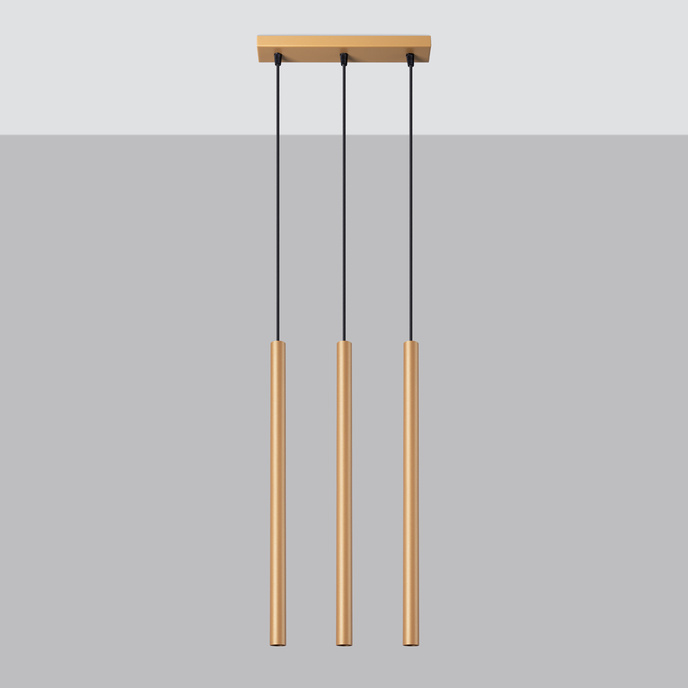 Hanglamp PASTELO 3L goud