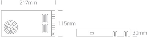 350W constante spanningsregelaar met koelventilator