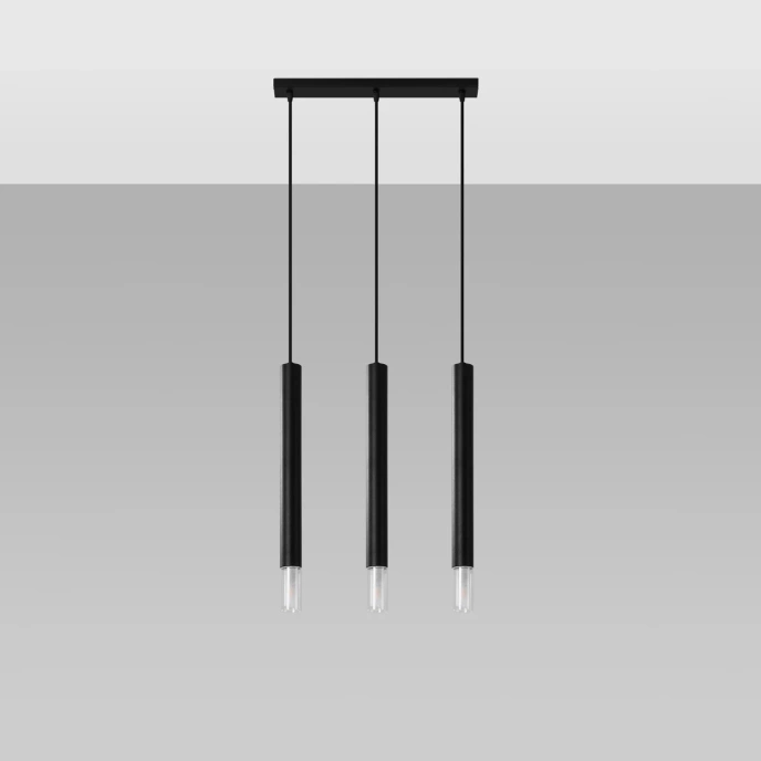 Hanglamp WEZYR 3 zwart