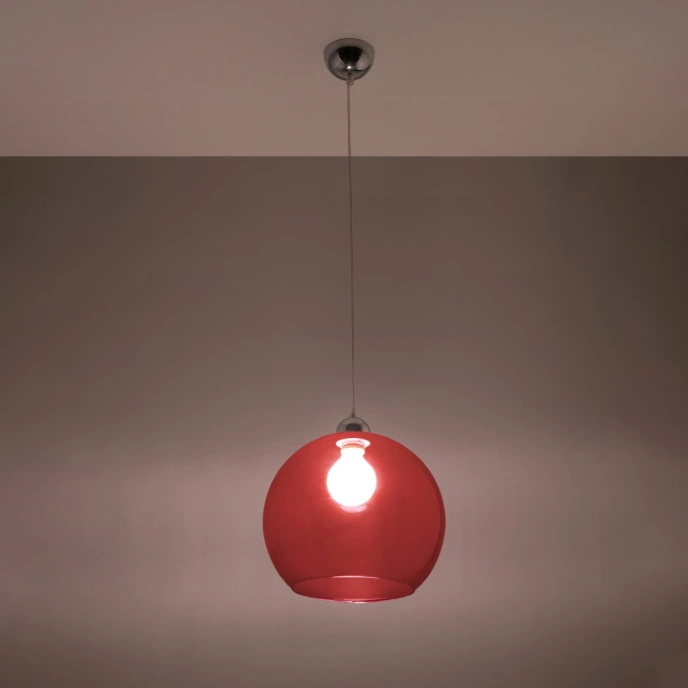 Hanglamp BALL rood