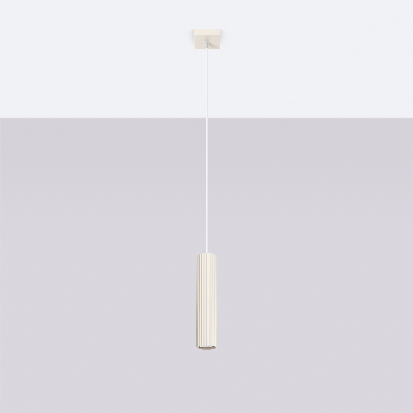Hanglamp KARBON 1 beige