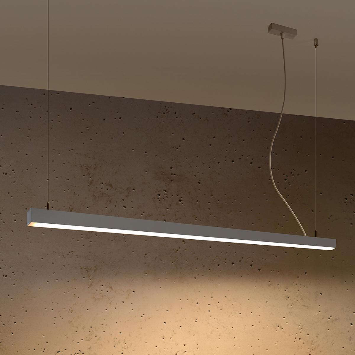 Hanglamp PINNE 150 grijs