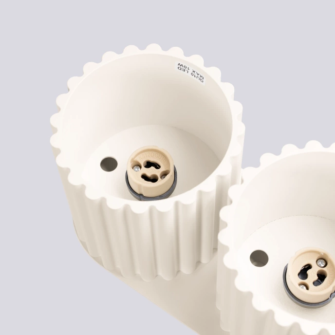 Plafondlamp AURA 2 beige GU10