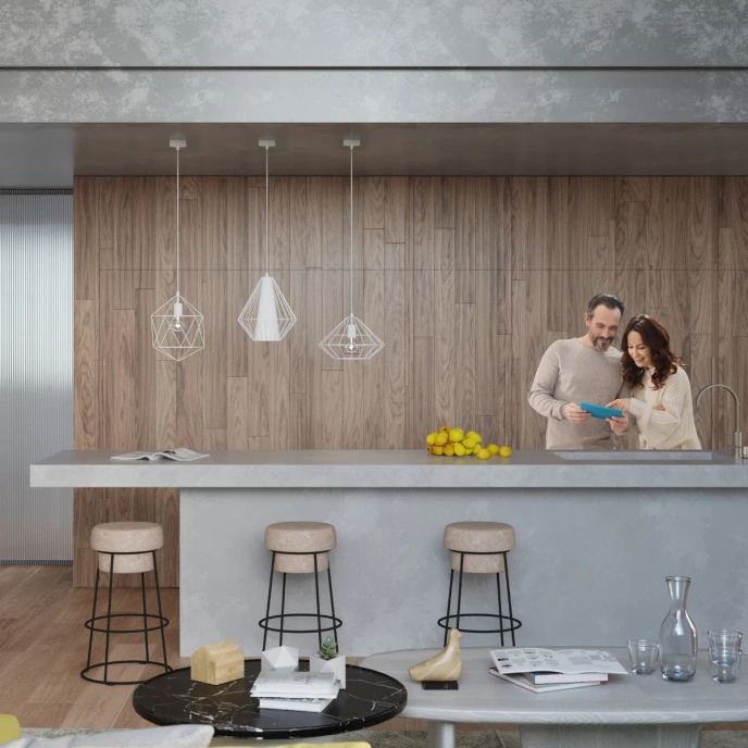 Hanglamp UMBERTO wit