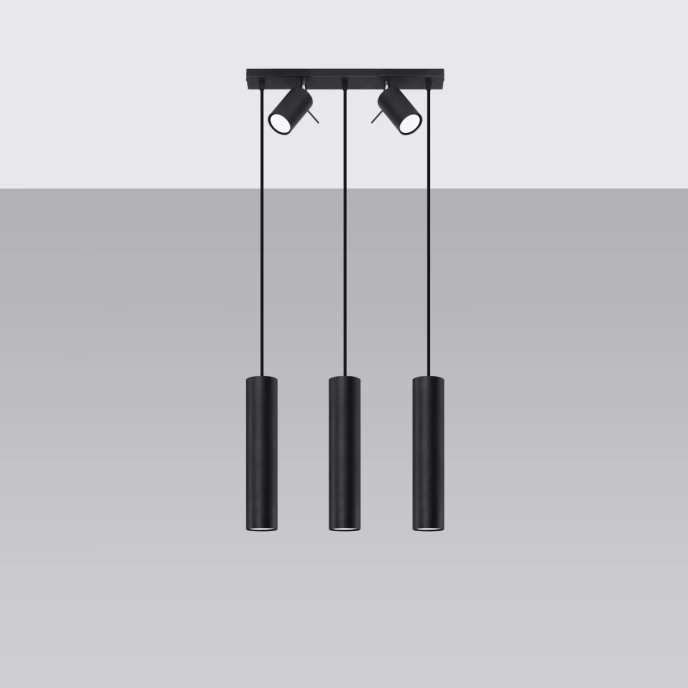 Hanglamp RING 3 zwart