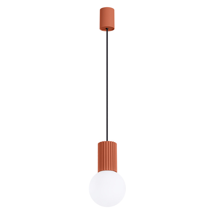 Hanglamp HALO 1 rood ochra