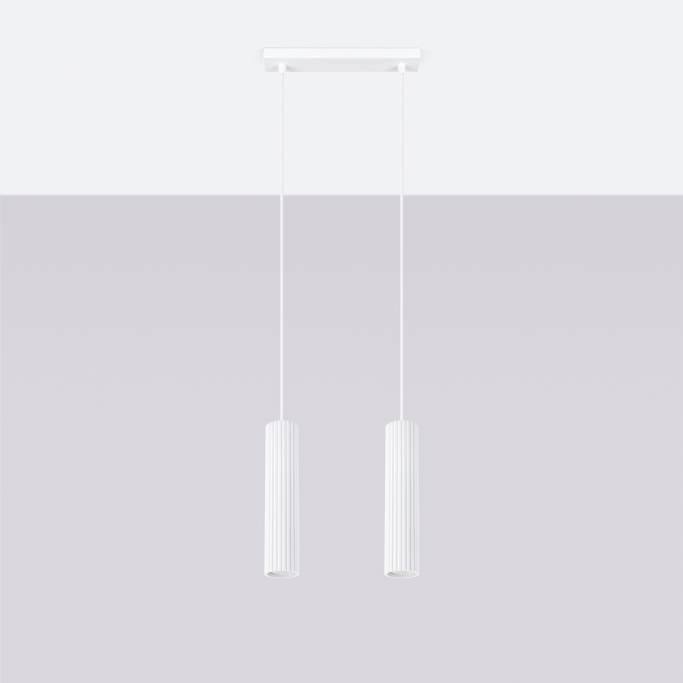 Hanglamp KARBON 2 wit