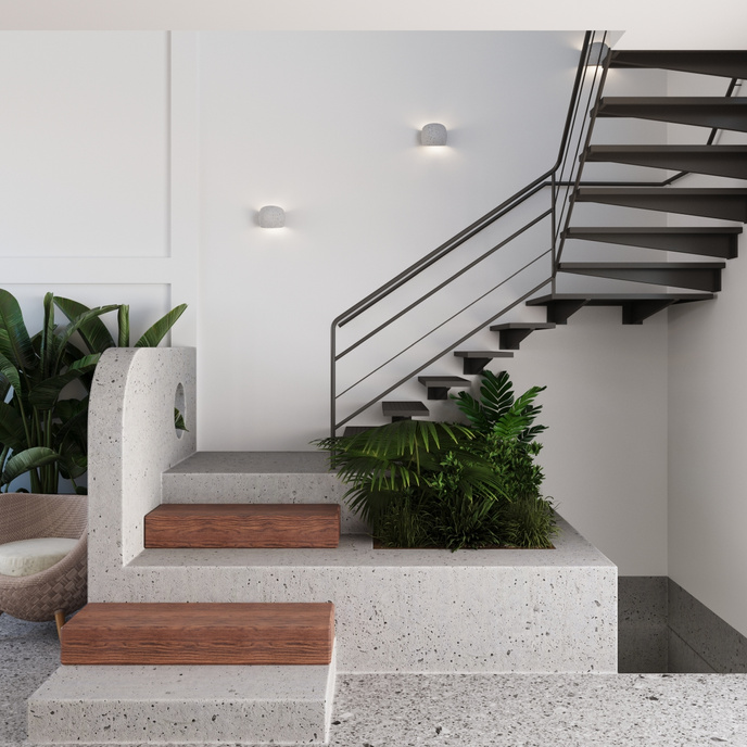 Wandlamp GLOBE beton