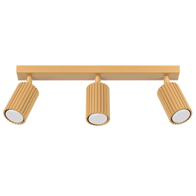 Plafondlamp KARBON 3L goud