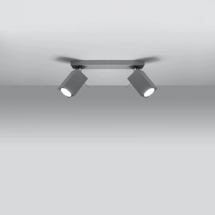 Plafondlamp MERIDA 2 grijs