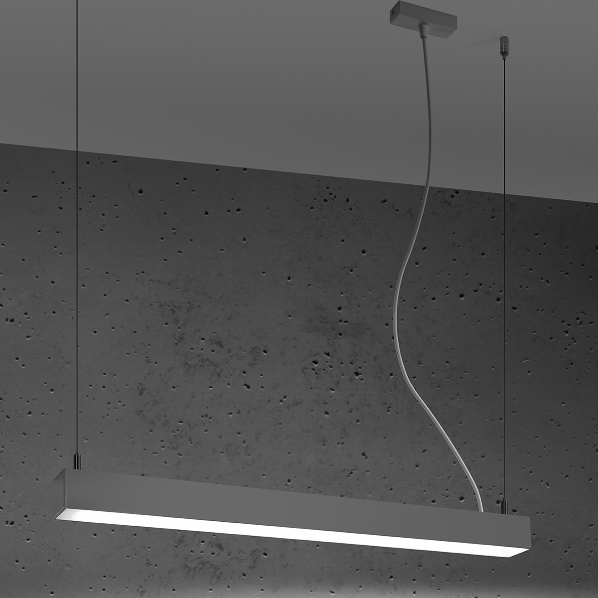 Hanglamp PINNE 67 grijs