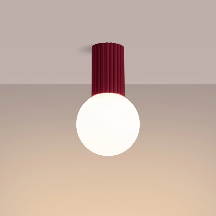 Plafondlamp HALO bordeaux IP44