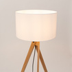 Staande lamp NATT wit