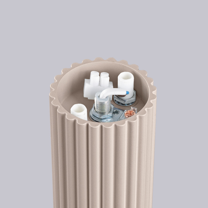 Plafondlamp HALO taupe IP44