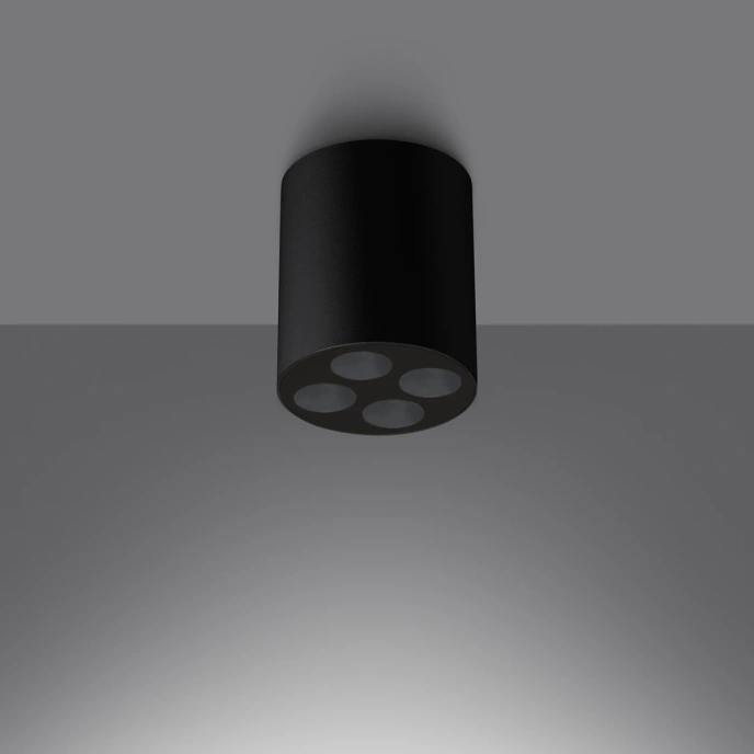 Plafondlamp ZOE zwart LED