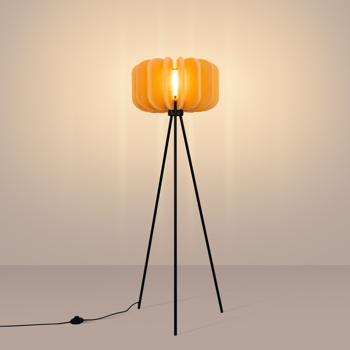 Staande lamp MULA 45 geel