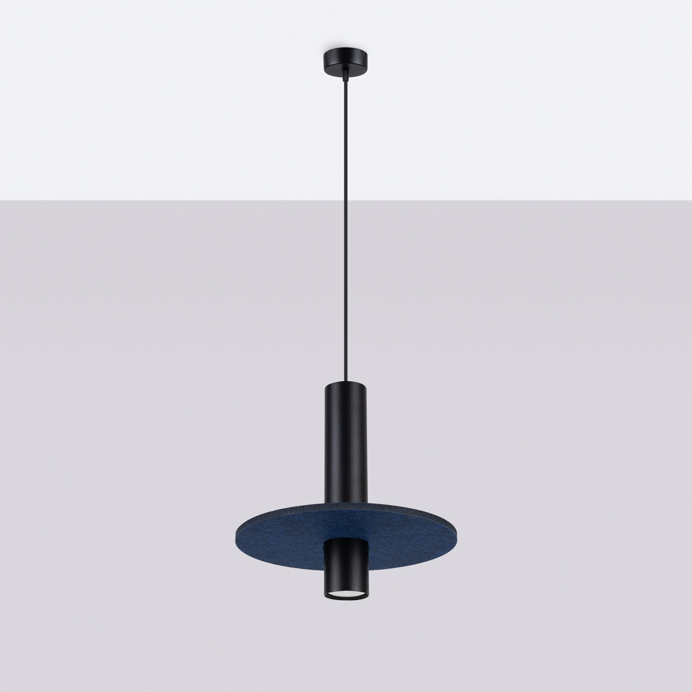 Hanglamp PELTA 1 zwart/navy