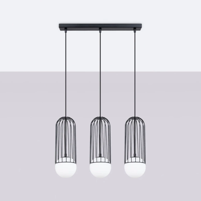 Hanglamp BRINA 3L zwart