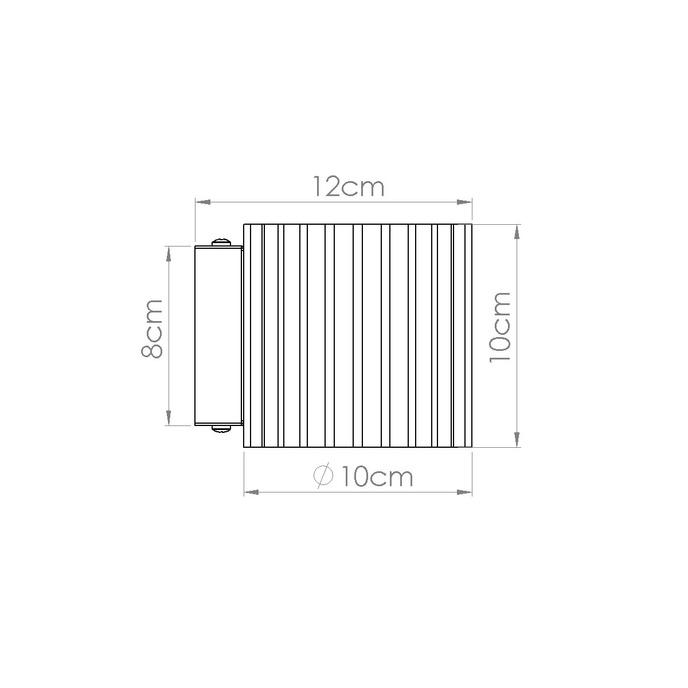 Wandlamp AURA wit G9