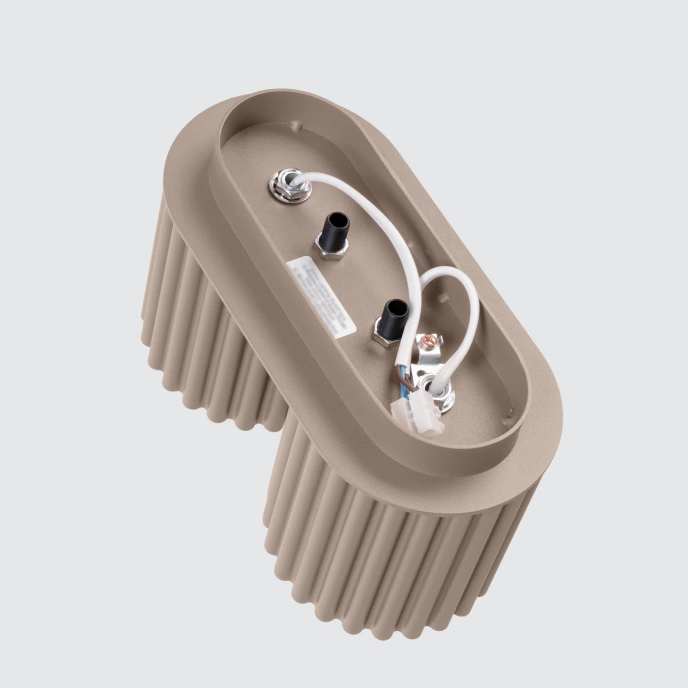 Plafondlamp AURA 2 taupe GU10