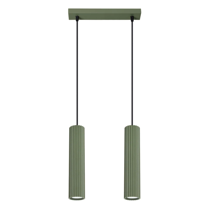 Hanglamp KARBON 2 olijfgroen