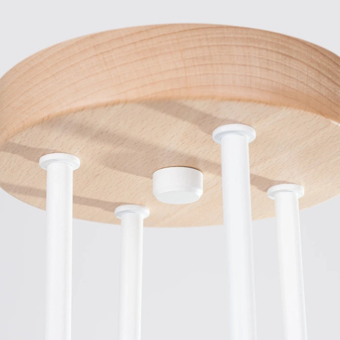 Kroonluchter TIMBO 4 wit