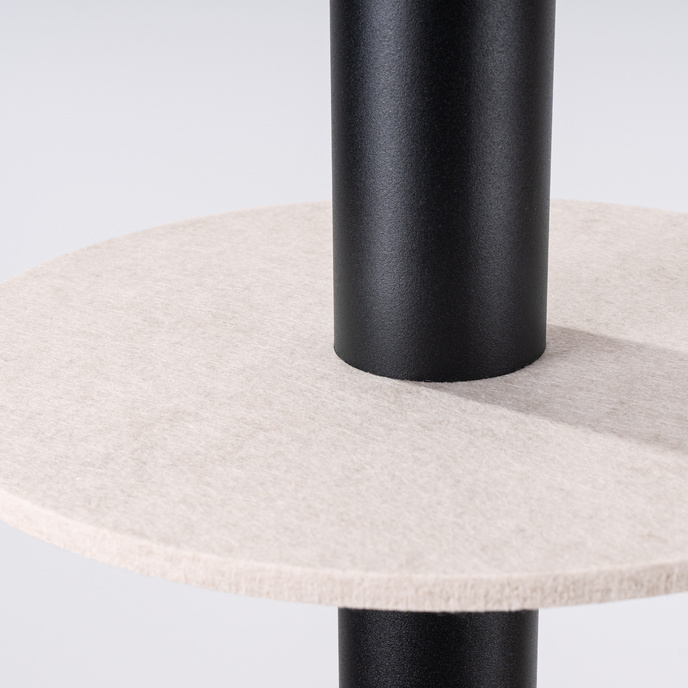 Hanglamp PELTA 1 zwart/beige